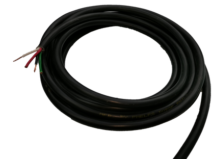 Phelps Dodge royal cord 0.75mm 4 core black electrical wire cable with exposed colored cores