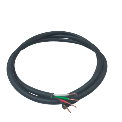 Phelps Dodge royal cord 0.75mm 4 core black electrical wire with exposed copper 