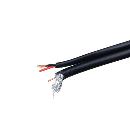 Philflex RG6 Siamese cable for CCTV with dual conductors for video and power transmission
