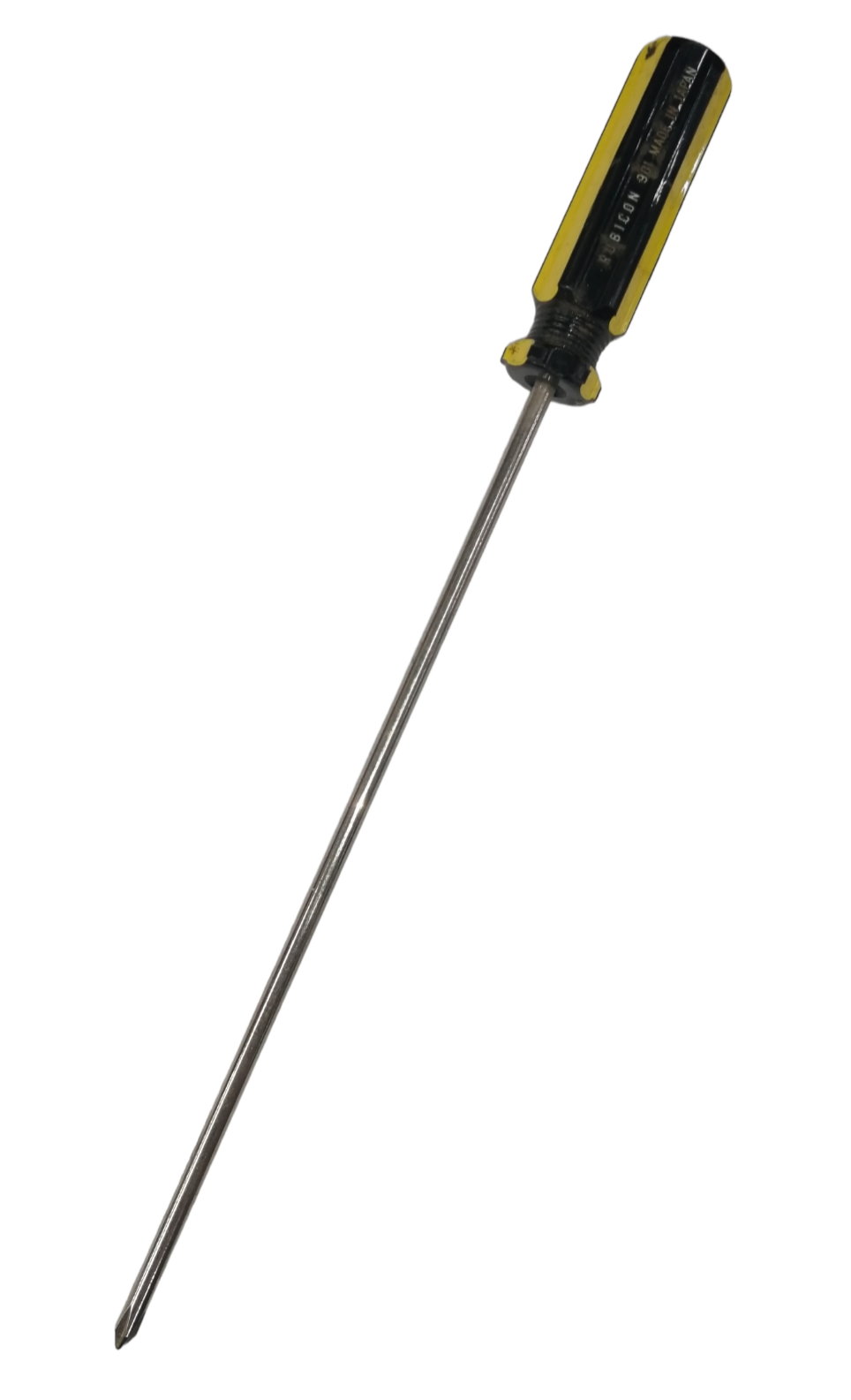 Rubicon Philip Screw Driver 901 150mm with black and yellow ergonomic handle and long metal shaft