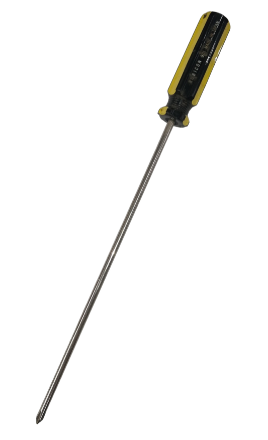 Rubicon Philip Screw Driver 901 150mm with black and yellow ergonomic handle and long metal shaft