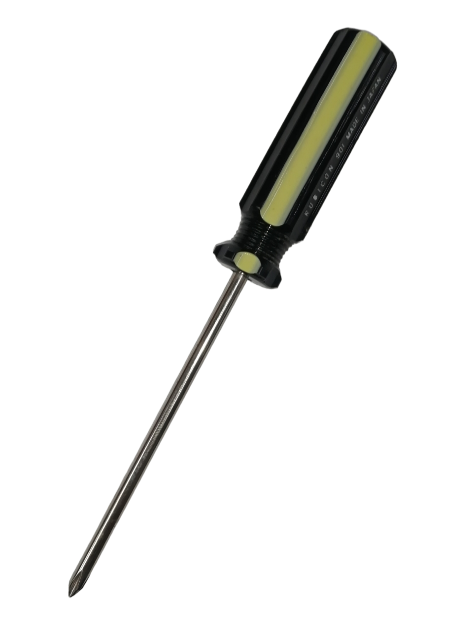Rubicon Philip Screw Driver 901 75mm with black and yellow handle for precise fastening