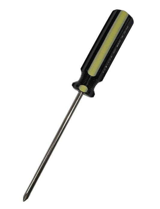 Rubicon Philip Screw Driver 901 75mm with black and yellow handle for precise fastening