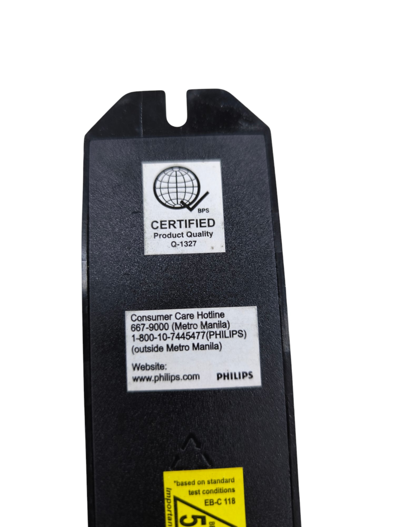 Philips 18W Electronic Ballast 220V black lighting installation accessory with certification label