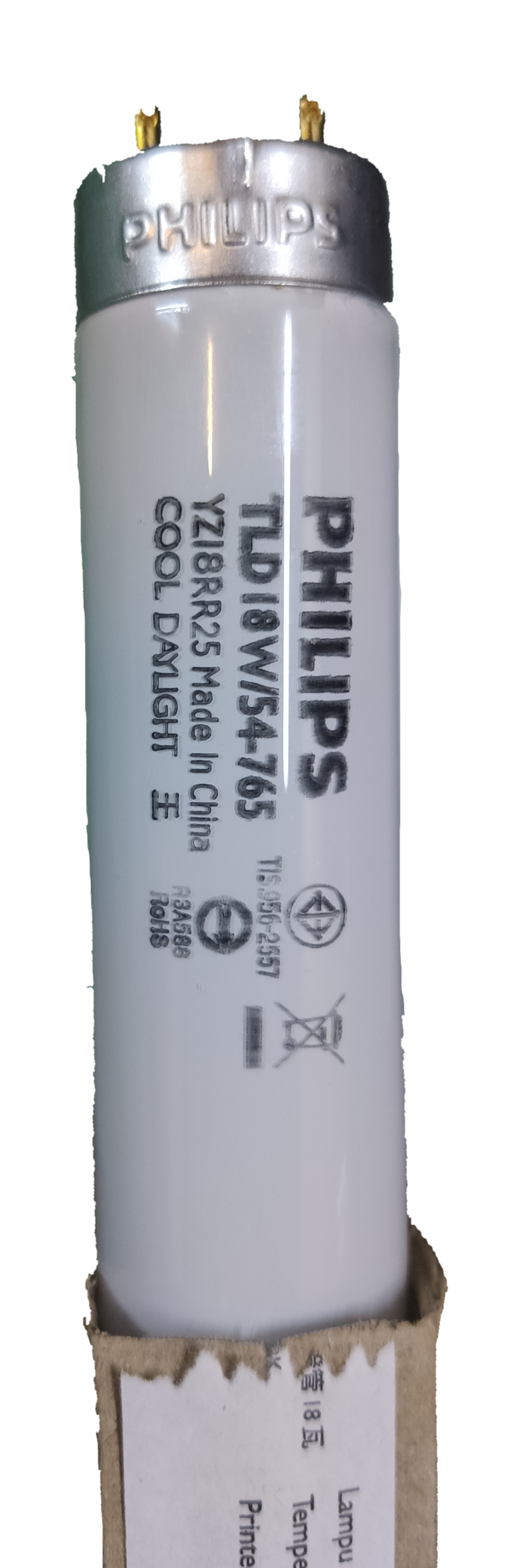 Philips 18W Fluorescent Tube T-8 Daylight with efficient lighting for various indoor applications
