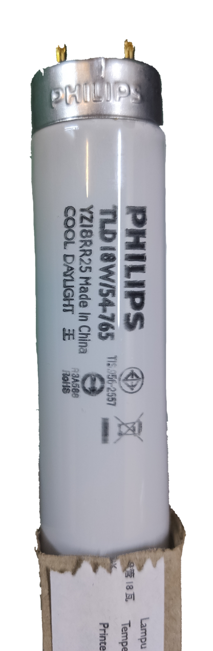 Philips 18W Fluorescent Tube T-8 Daylight with efficient lighting for various indoor applications