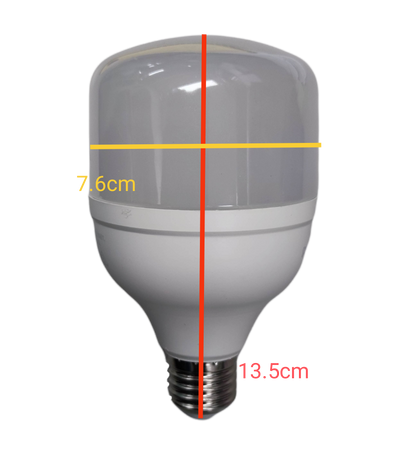 Philips 20W True Force 220V Daylight E27 LED Bulb with a modern design and dimensions of 7.6cm by 13.5cm