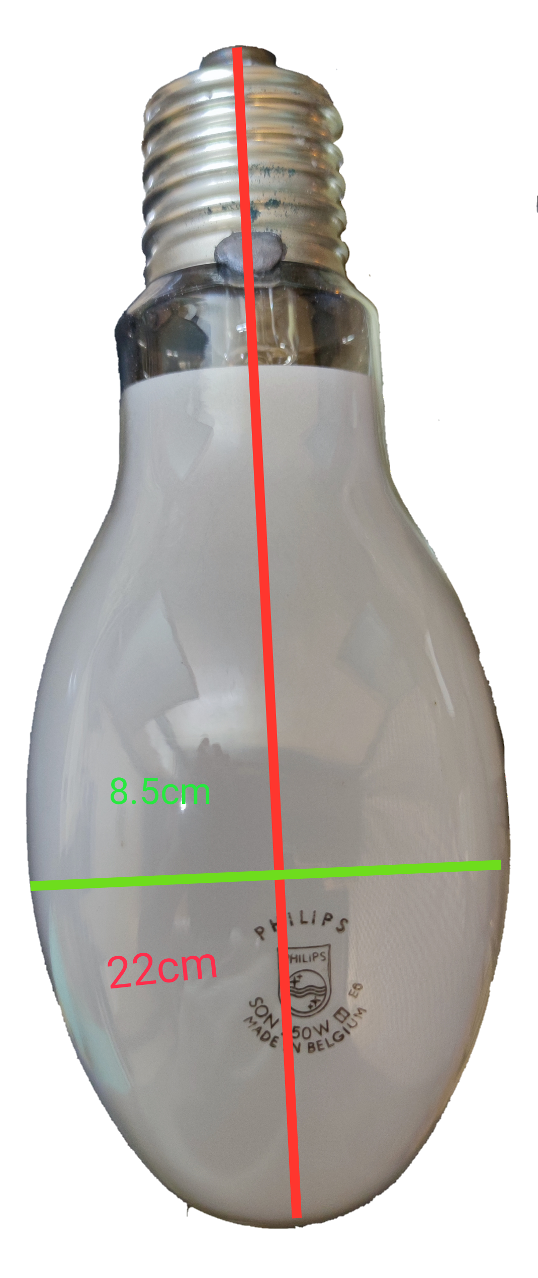 Philips 250W sodium lamp E40 with sleek design, ideal for high-intensity lighting applications