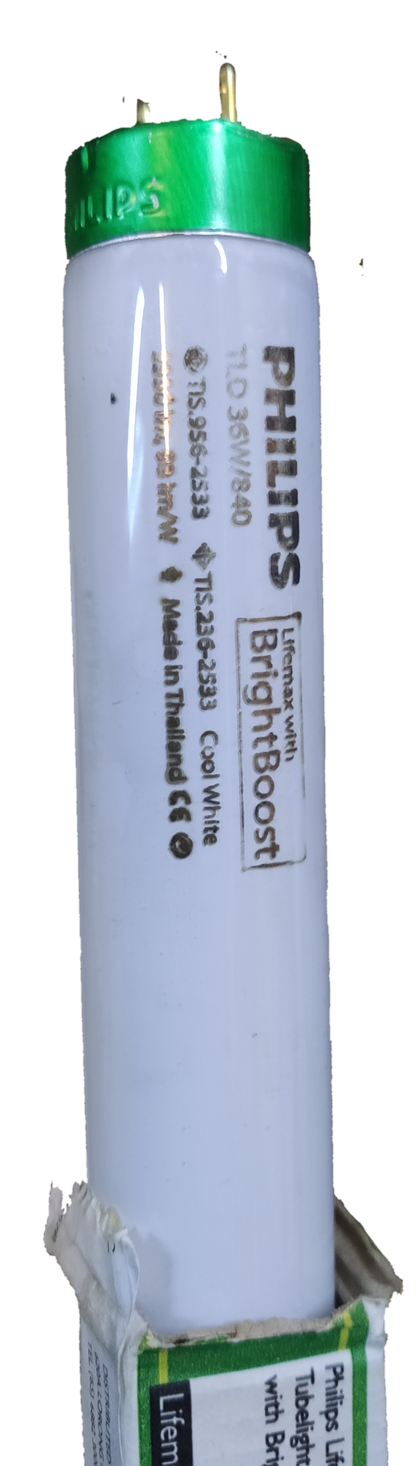 Electx Electrical Supply 36W T8 fluorescent tube light Philips BrightBoost white bulb