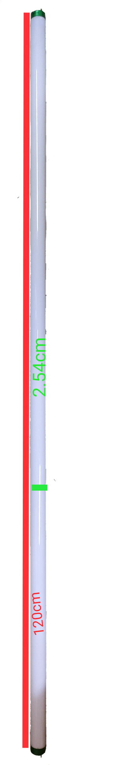 Electx Electrical Supply 36W T8 fluorescent tube light with white glow and standard length