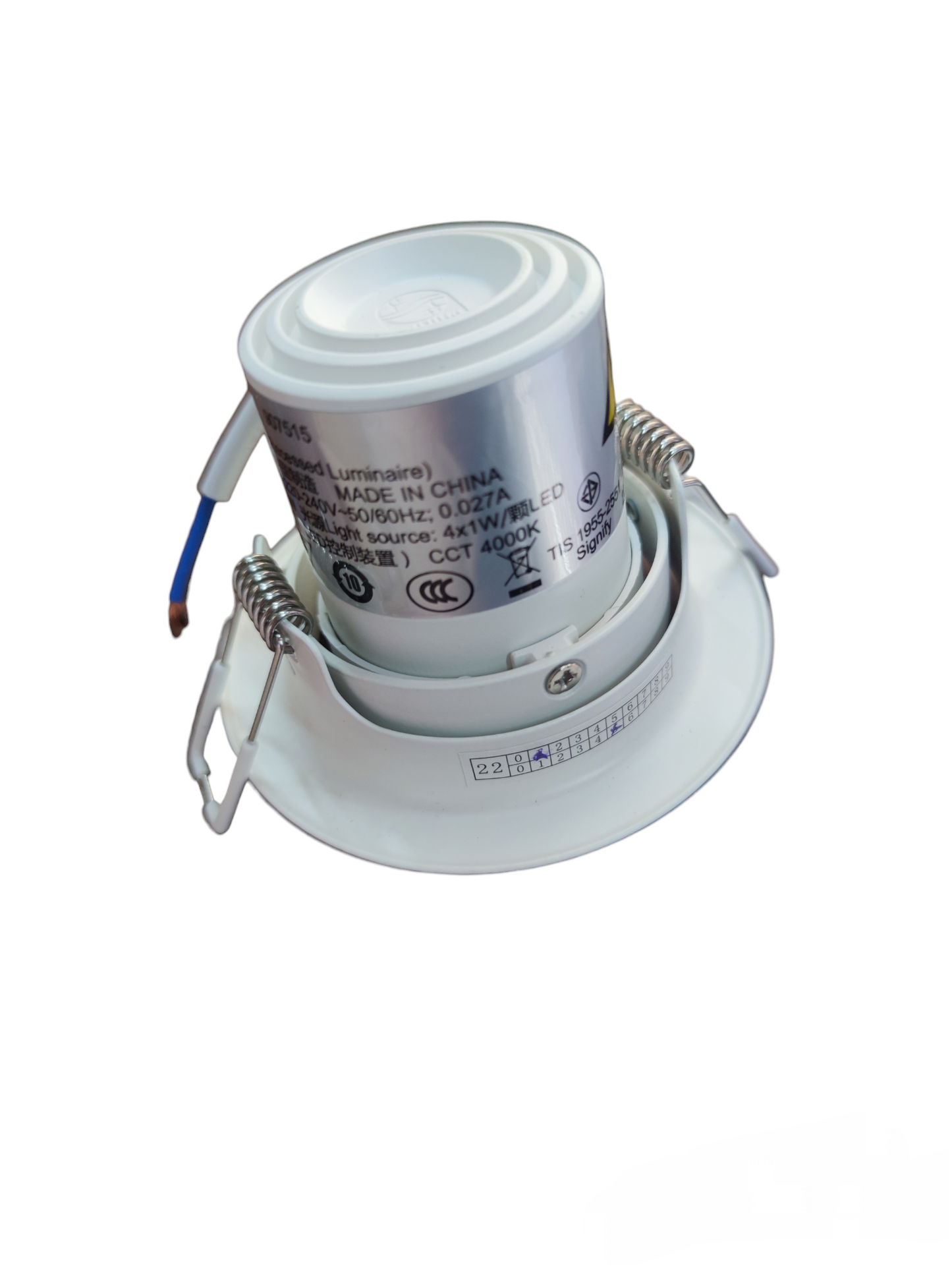 Philips 3W LED Spot Light Downlight 220V white recessed ceiling light fixture