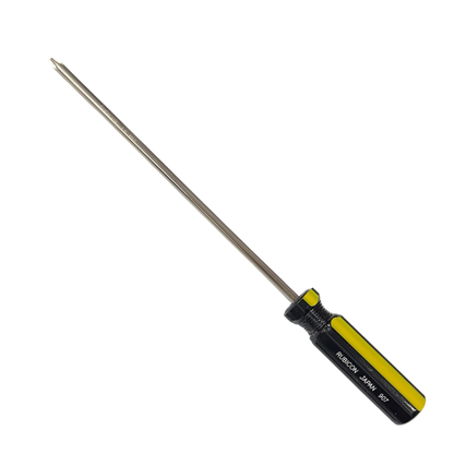 Rubicon Philips Head Screw Driver 907 200mm-6mm with black and yellow handle for precision fastening