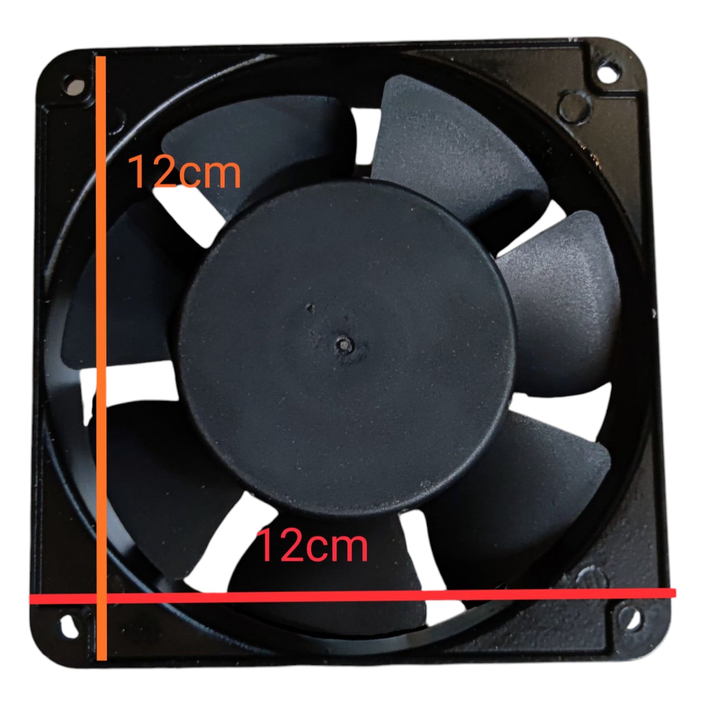 4x4 Box Fan 220V Blade Size 10cm x 10cm Exhaust Fan 5 Blades Blower Fan 120mm x 120mm x 38mm 60Hz