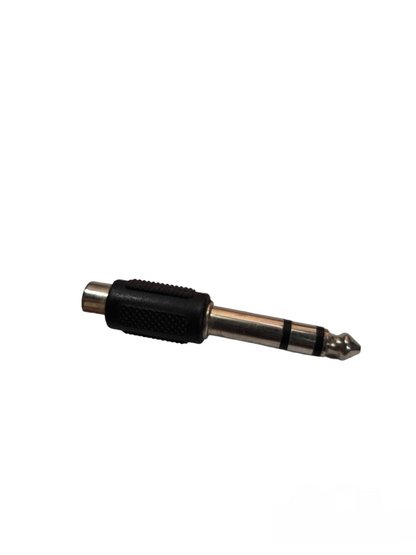 Local brand PL-55 Plug Stereo to RCA adapter for microphone accessories with black grip