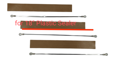 Grippes plastic sealer element for 8 12 18 inch in various sizes for sealing applications