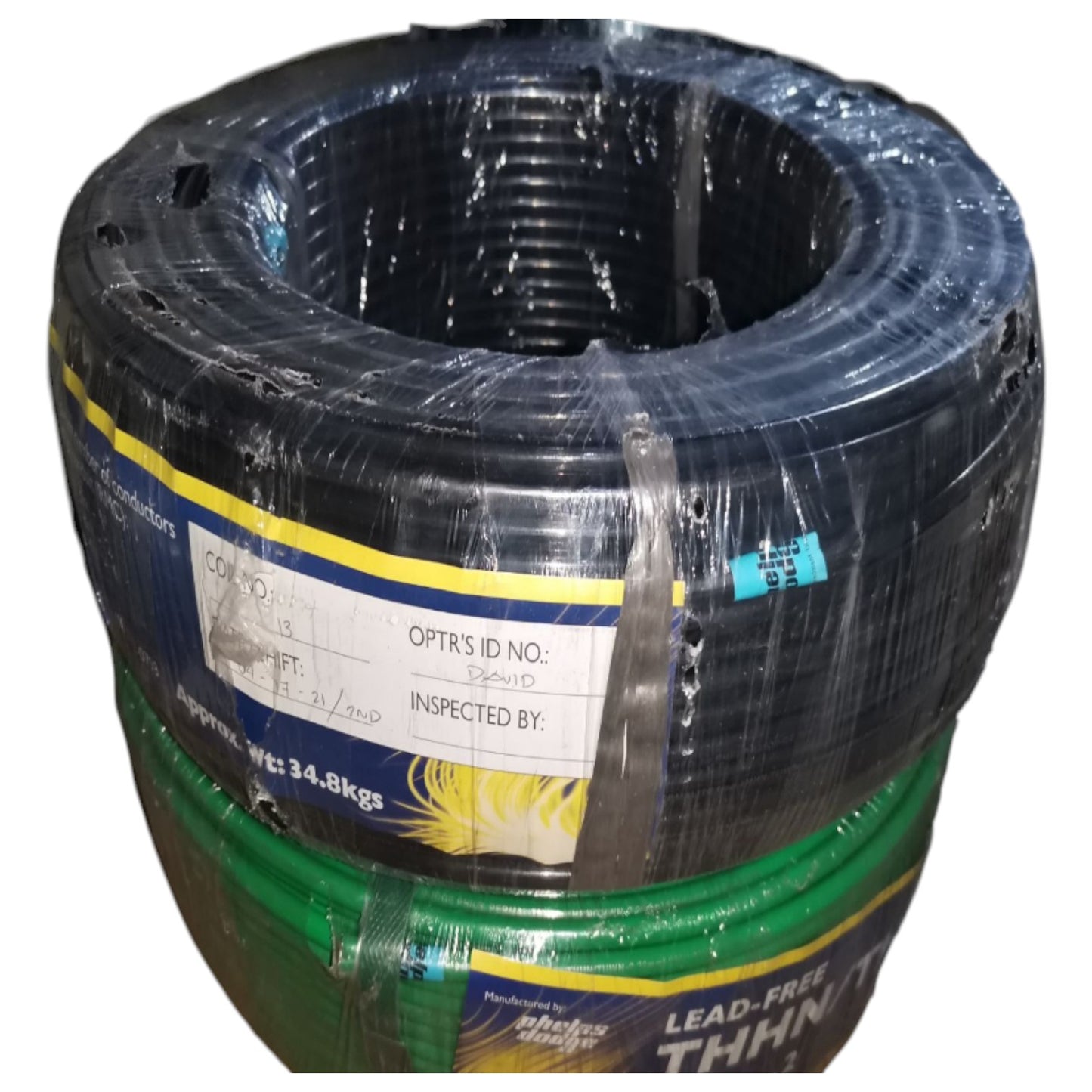 Phelps Dodge 22mm THHN Wire AWG 4/7 THWN Stranded Wire Blue 1 Roll - 150 Meters