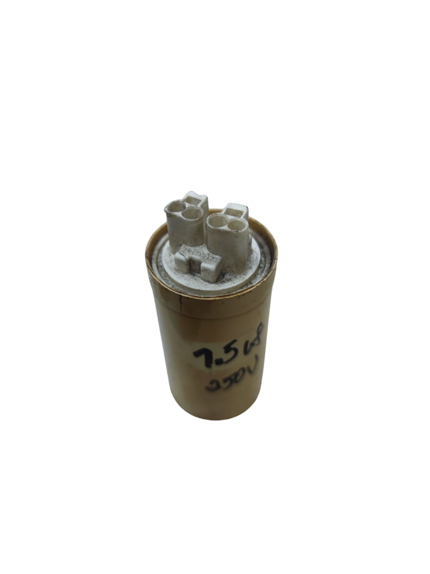 Plessey 250V AC Running Capacitor with four terminals for electrical applications