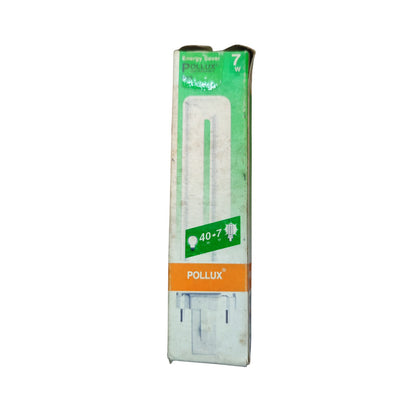 Pollux 7W Pinlight G23 Pin Base Daylight 6500K CFL Bulb Compact Fluorescent