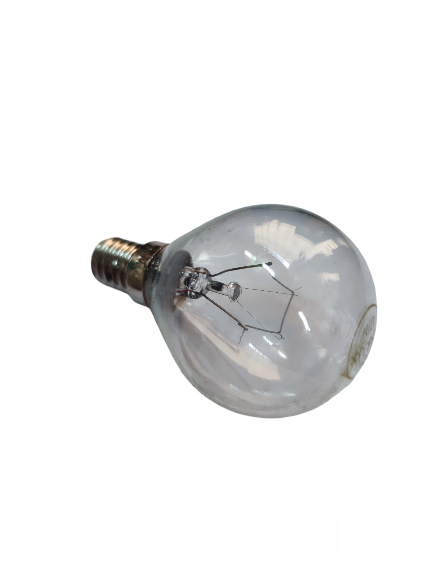 Pollux clear glass incandescent bulb with visible filament and small screw base Incandescent Bulb Lustre Lamp