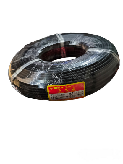 Grippes Silicon Wire 6.0mm Pre-Cut black electrical wire coil wrapped in plastic
