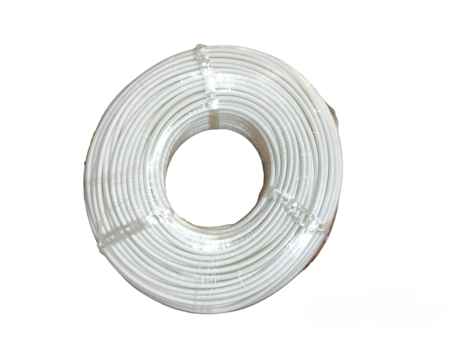 Grippes Silicon Wire 6.0mm Pre-Cut coil in white for electrical and wiring applications