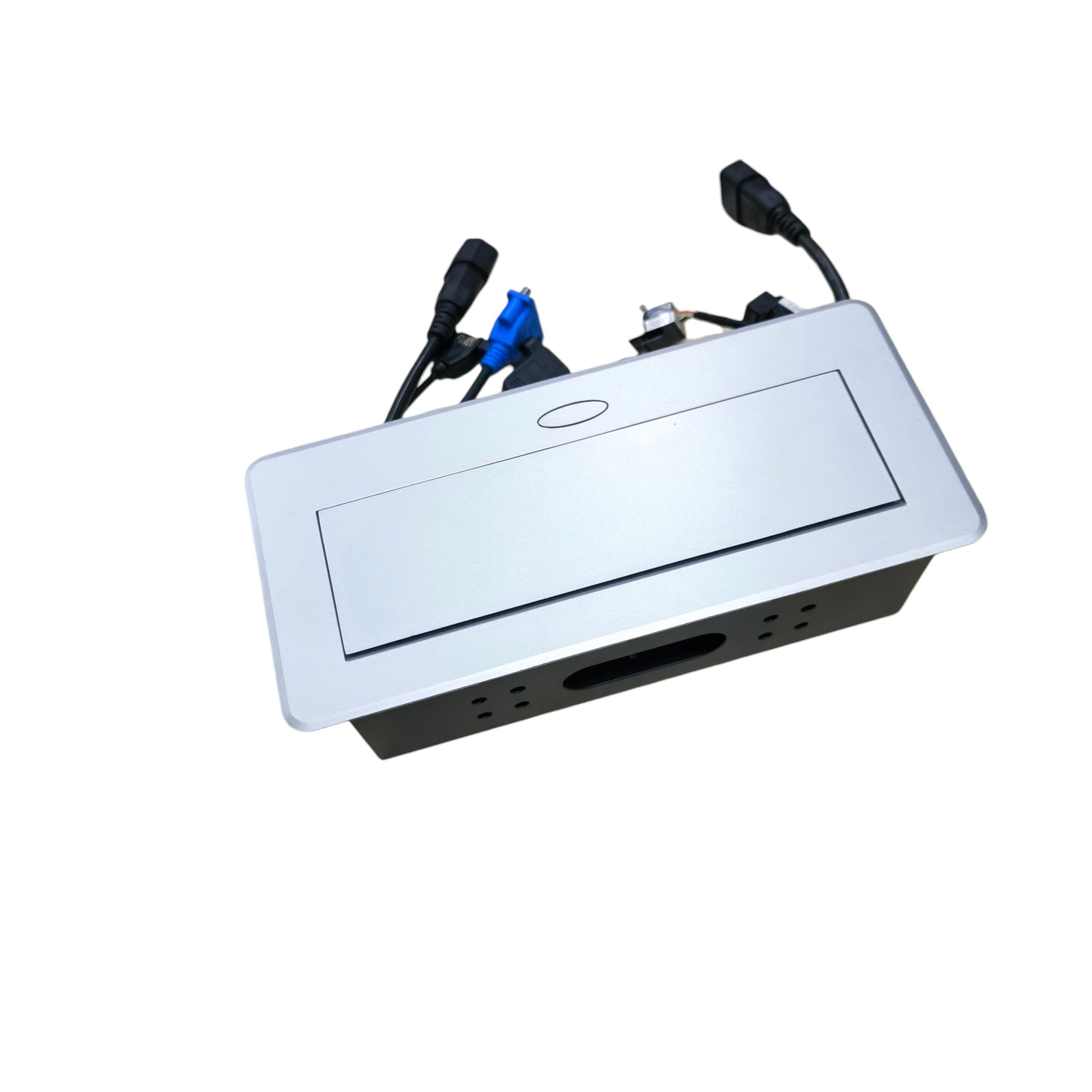 Grippes pop up electrical outlet with USB and HDMI for convenient access to power connections