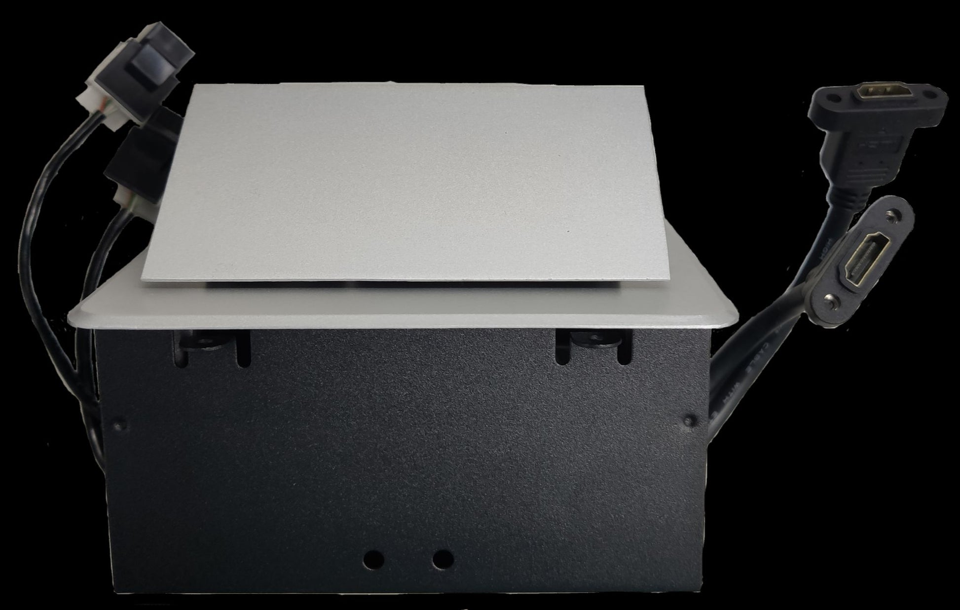 Grippes pop up telephone HDMI outlet with sleek design for easy connectivity in any setup