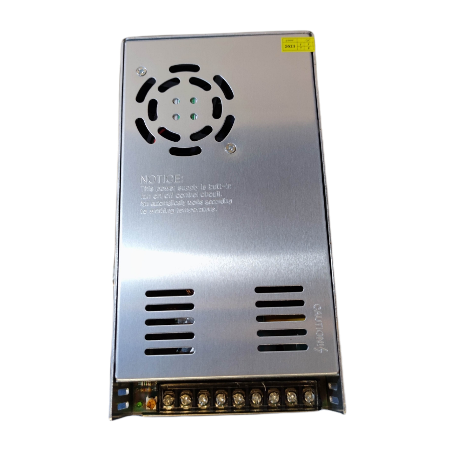 ZwitseRise Power Supply 24V 20A - 220V Input with sturdy metal casing for reliable performance