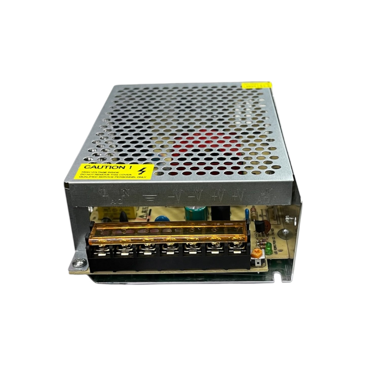 ZwitseRise Power Supply 24V 5A with cooling fan and multiple output terminals for reliable power delivery