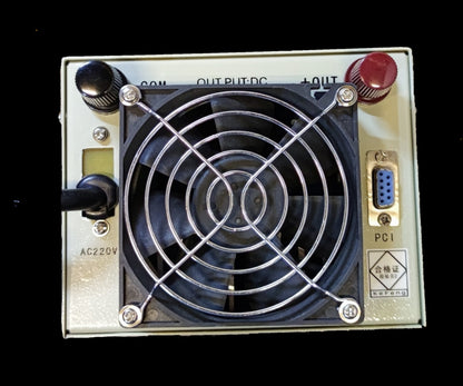 ZwitseRise 36V 50A regulated power supply with cooling fan and output connections for reliable performance