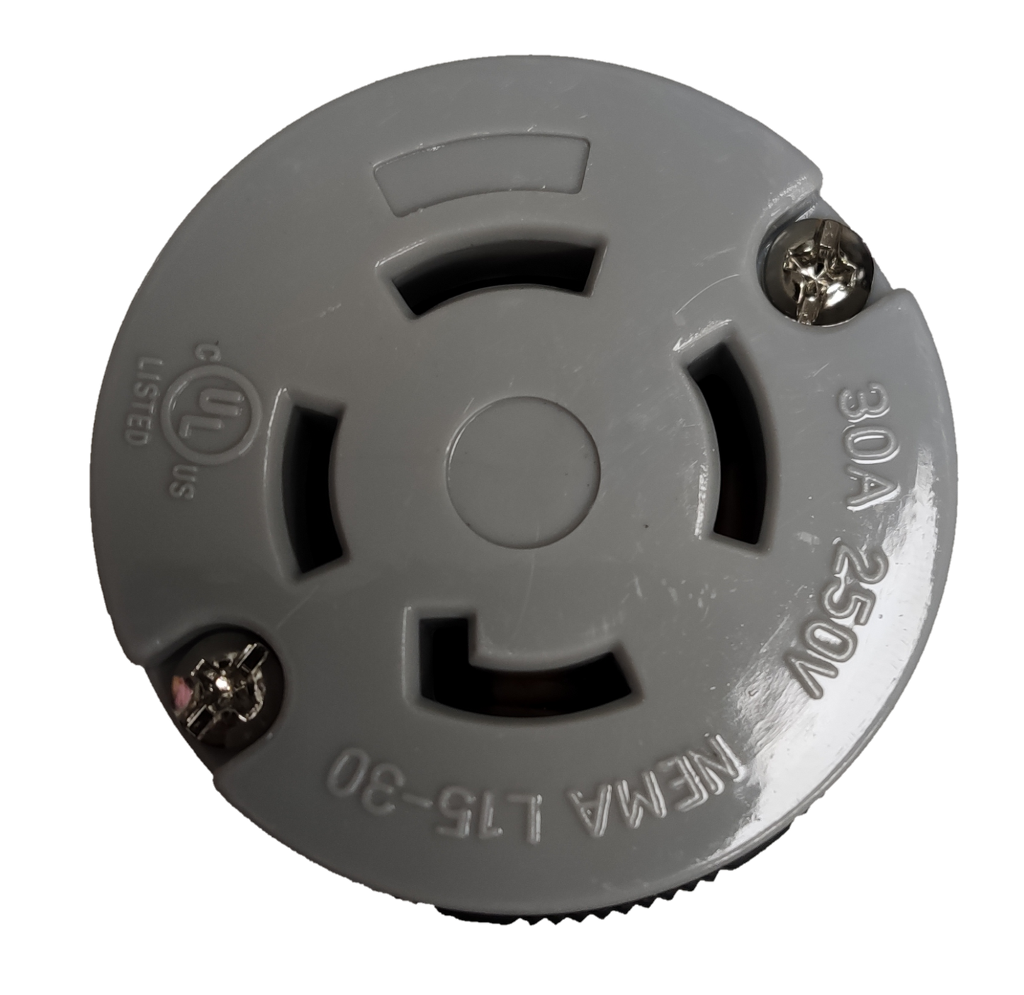 Grippes gray locking NEMA L15 250V 4 prong plug 30A round industrial outlet for generators
