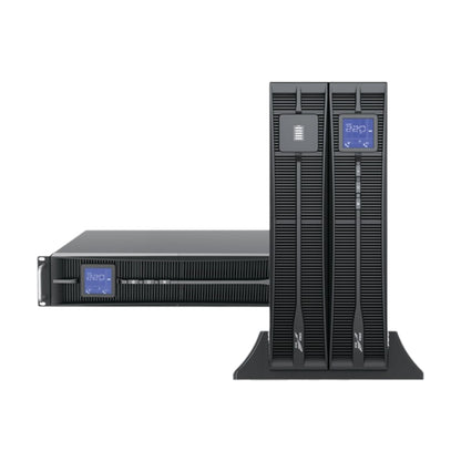KEHUA TECH UPS 6000VA Double Conversation 120-295V black rackmount and dual tower UPS with front LCD displays