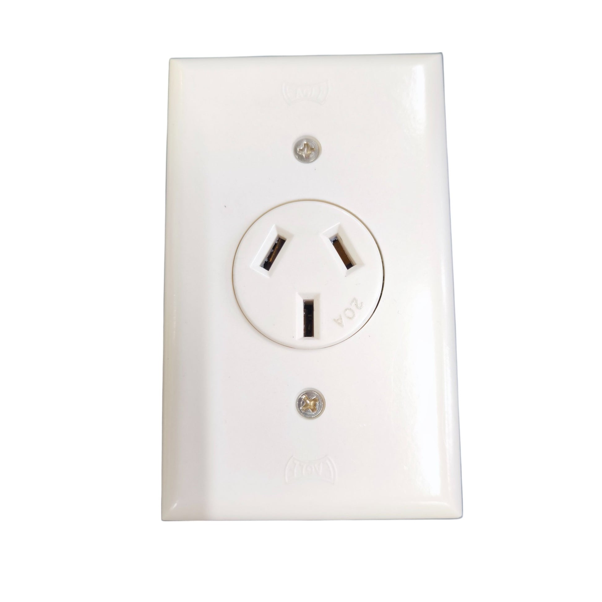 Eagle Range Outlet 1 Gang with White Plate Cover 20A 250V 815-C 1131C