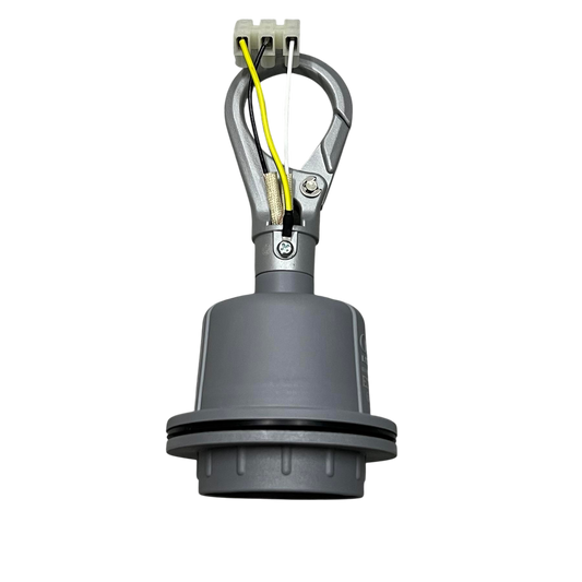 Omni Heavy Duty Lamp Holder E27, Outdoor E27 Socket  Straight Lamp Holder with Hook