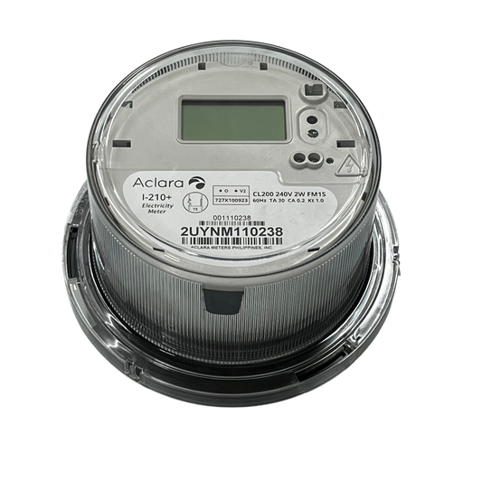 Aclara I210 KWH Meter Digital Single Phase 2 Wire FM1S I210 KWH Meter, 4 Jaws
