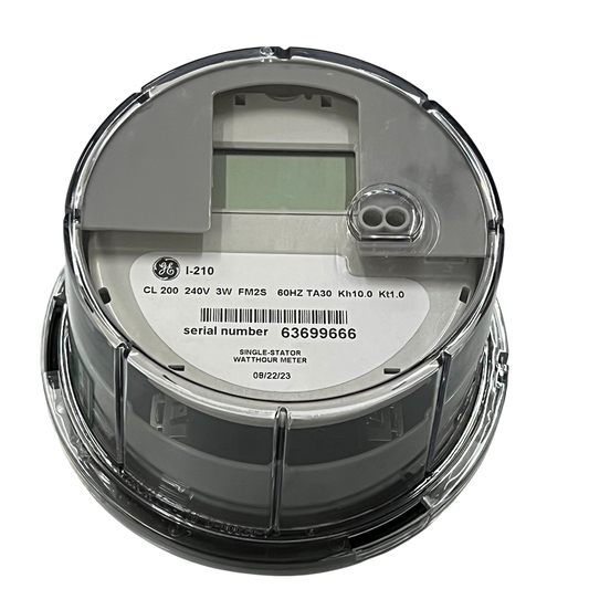 Aclara DIgital KWH Meter Single Phase 3 Wire CL200 FM1S I210