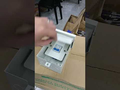 Chint 50A 2P 4.5KAIC 220V Miniature Circuit Breaker with Nema 3r Enclosure Outdoor EB2PC504.5KA