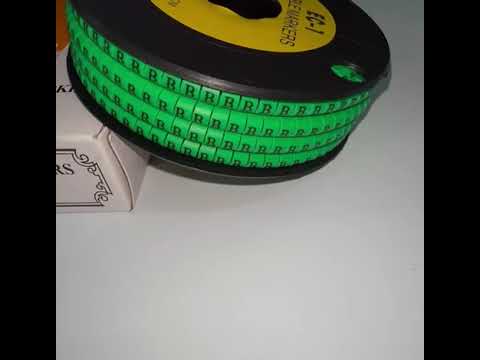 Cable "B" Marker EC-1 Green 2.6mm to 4.2mm 1000pcs 1 Roll EC-1G(B)