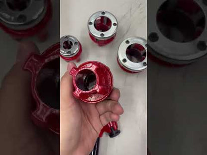 Rachet Die Stock Pipe Threader 3/8 Inches to 1 1/4 Inches Set NO62