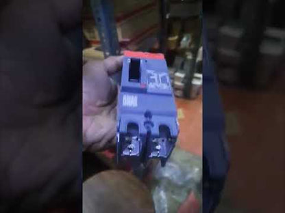 Schneider 40A 2 Pole Breaker Industrial Easy Pact, Single Phase Industrial Type 25KAIC 250V EZC100H2040 MCCB