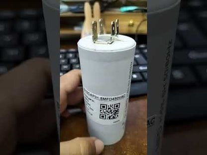Syscap Motor Running Capacitor 31.5 MFD 450VAC, Capacitor 31.5uF 450V
