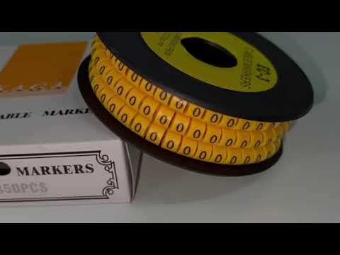 Cable Marker "O" 5.0mm to 7.2mm EC-3 Yellow (350PCS)