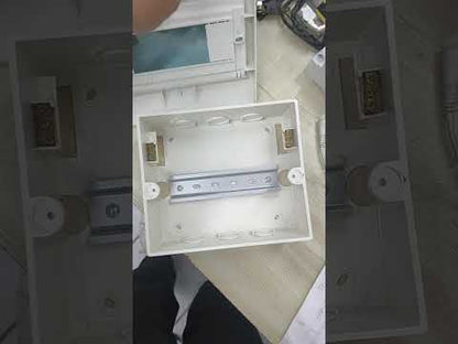 ZY 8 Ways Distribution Box Flush Type Type, 5-8 Ways Panel Board for Miniature Circuit Breaker 2pcs of 3 Pole MCB 4pcs of 2pole MCB and 8pcs or 1 Pole MCB