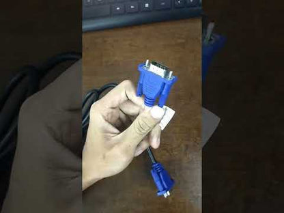 Grippes VGA Cable 1.5 Meters Male to Male Durable Black