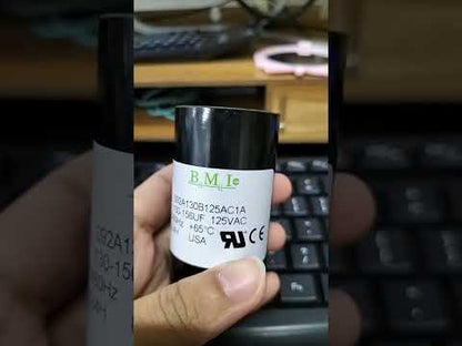 BMI Motor Starting Capacitor 130-156uF 125V AC, Capacitor 10-156MFD