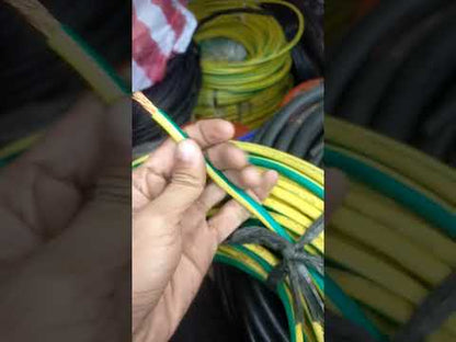 10mm Grounding Cable Durable Wire (10 Meters) Yellow/Green