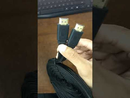 HDMI Flat Cable 2.0v Durable and Reliable Audio/ Video Cables 5 Meters Black