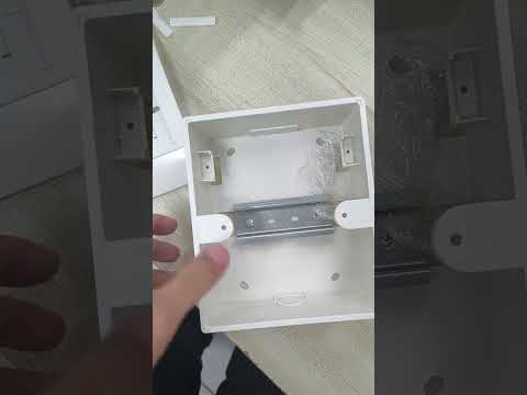 ZY 4 Ways Distribution Box Surface Type Plastic Base, 2-4 Ways Panel Board for Miniature Circuit Breaker, Panel Box, Electrical Box Electx Electrical Supply