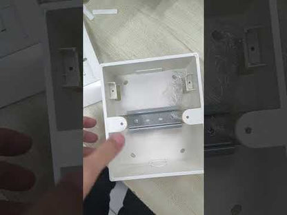 ZY 4 Ways Distribution Box Surface Type Plastic Base, 2-4 Ways Panel Board for Miniature Circuit Breaker, Panel Box, Electrical Box Electx Electrical Supply