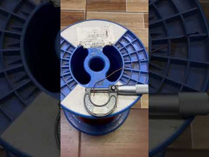 Philflex 1 KG Magnet Wire AWG 19 Enameled Copper Wire 0.9mm Heavy Formix Approx 167.22 Meters Per Roll